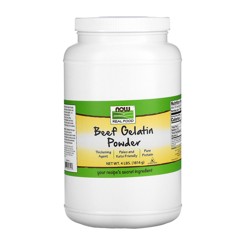 Now Foods Beef Gelatin Powder, 4 Lb